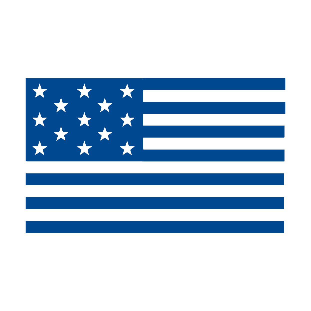 Federal Services link - Simple all-blue american flag