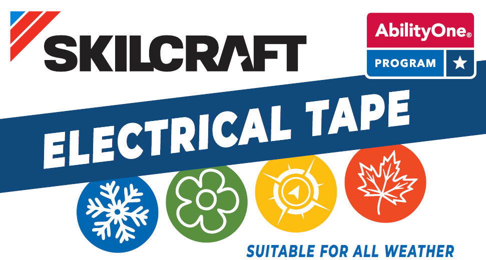 Skilcraft and AbilityOne BISM-manufactured all weather electrical tape