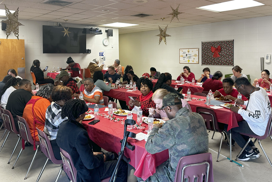 Salisbury associates enjoying a holiday meal at 2025 Holiday Party